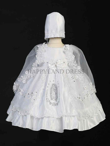 White Baby Girl Christening Dress GCT 2144