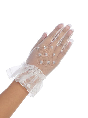White See-through Glove