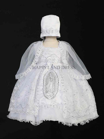 White Baby Girl Christening Dress GCT 2146