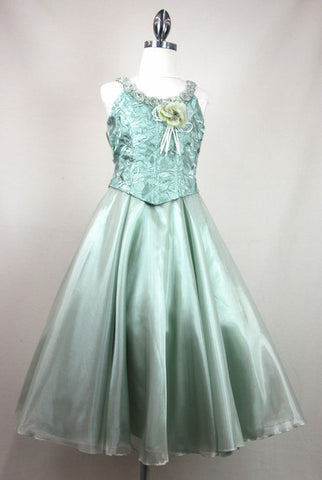 Sage Green Dress D3074