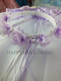 Lilac Flower Crown/Halo