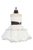 D3018 Waistband Tulle Skirt Dress (9 Diff. Colors)