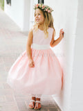 D4548  Shiny Print Tulle Dress