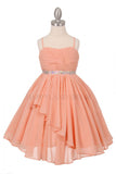 D 4994 Lilac Chiffon Gathering Ruched Short Dress