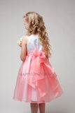 D1218 Satin with Organza Dress (3 Diff. Colors)