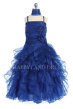 D3299 Organza Ruffle Dress (9 Diff. Colors)