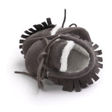 Newborn Moccasins Baby Shoes Made of Suede Leather and Nonslip