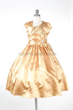 D6744 Sequin with Satin Dress (2 Diff. Colors)