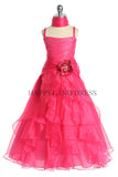D4259 One Side Ruffle Dress (10 Diff. Colors)