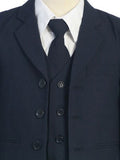 ST131 5-Piece Same Color Suit (Navy or Charcoal Grey)