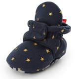 Newborn Baby Socks Booties Slippers Cotton Anti-slip Infant Crib Shoes