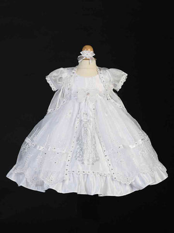 White Baby Girl Christening Dress GCT 2169